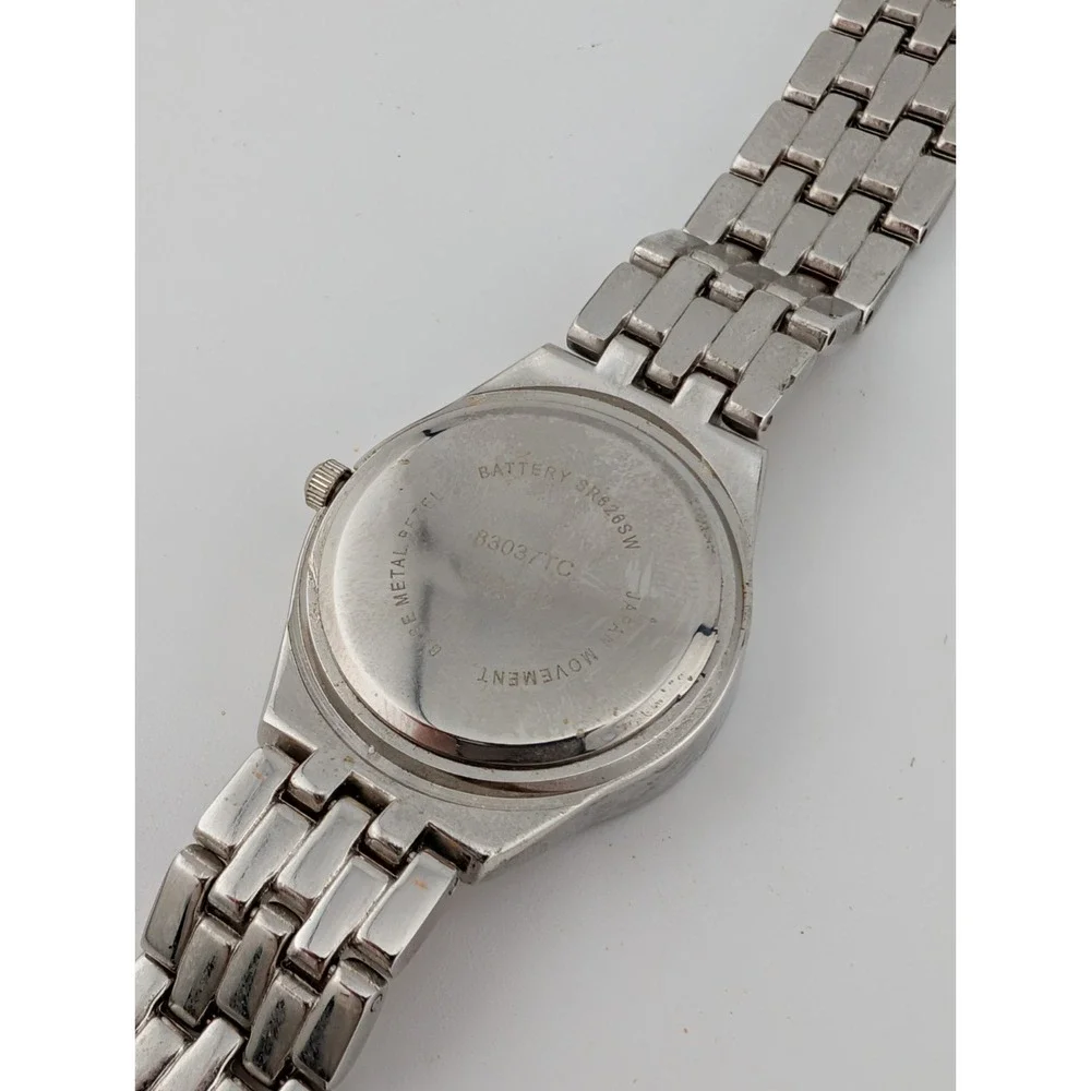 Women's Watch 28mm Case Rhinestones Rose Gold/Silver 7.5